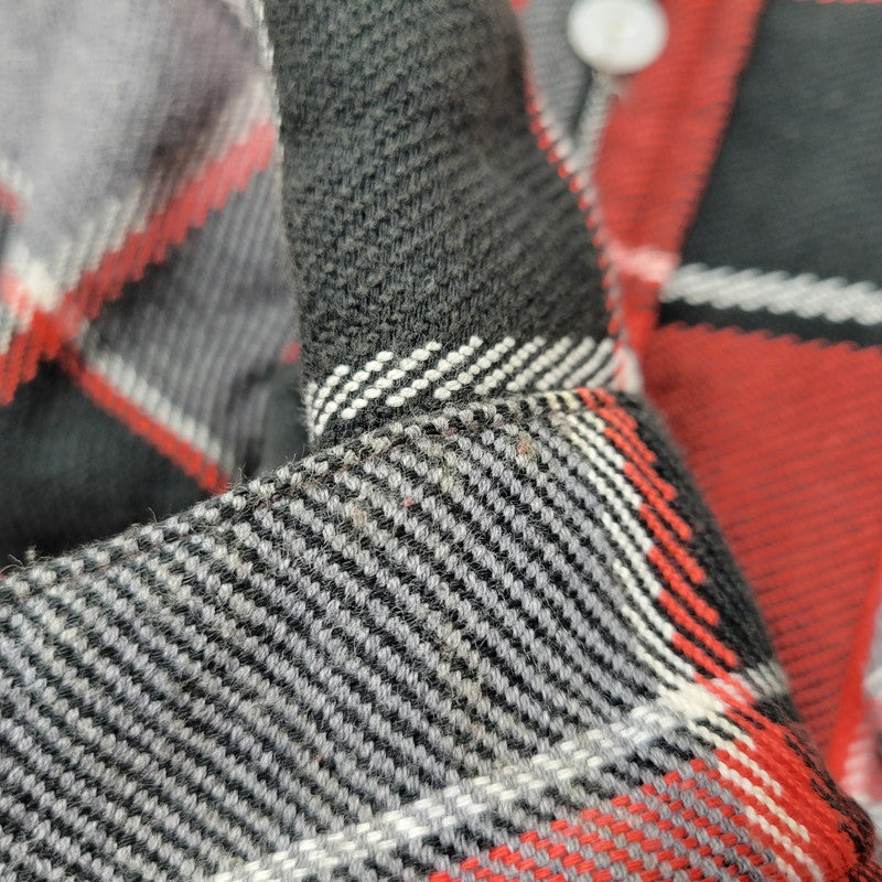 【中古品】【メンズ】 8 HOUR UNION エイトアワー ユニオン 970 8HU CHECK FLANNEL SHIRTS チェック フランネル シャツ トップス 145-260219-yn-07-izu サイズ:15 カラー:マルチ 万代Net店