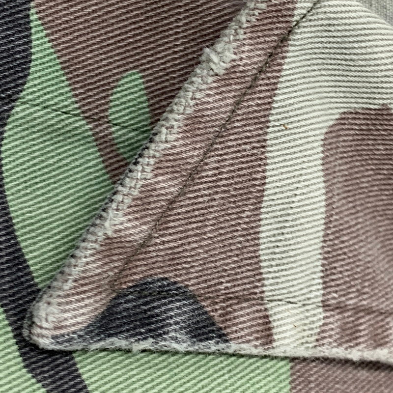 【中古品】【メンズ】 JAPAN TIGER ARTWORK MILITARY ARMY CAMO CHEVRON SHIRT JACKET ジャパン タイガー アートワーク ミリタリー アーミー カモ シェブロン シャツ ジャケット アウター 147-260221-ya-02-izu サイズ:S カラー:マルチ 万代Net店