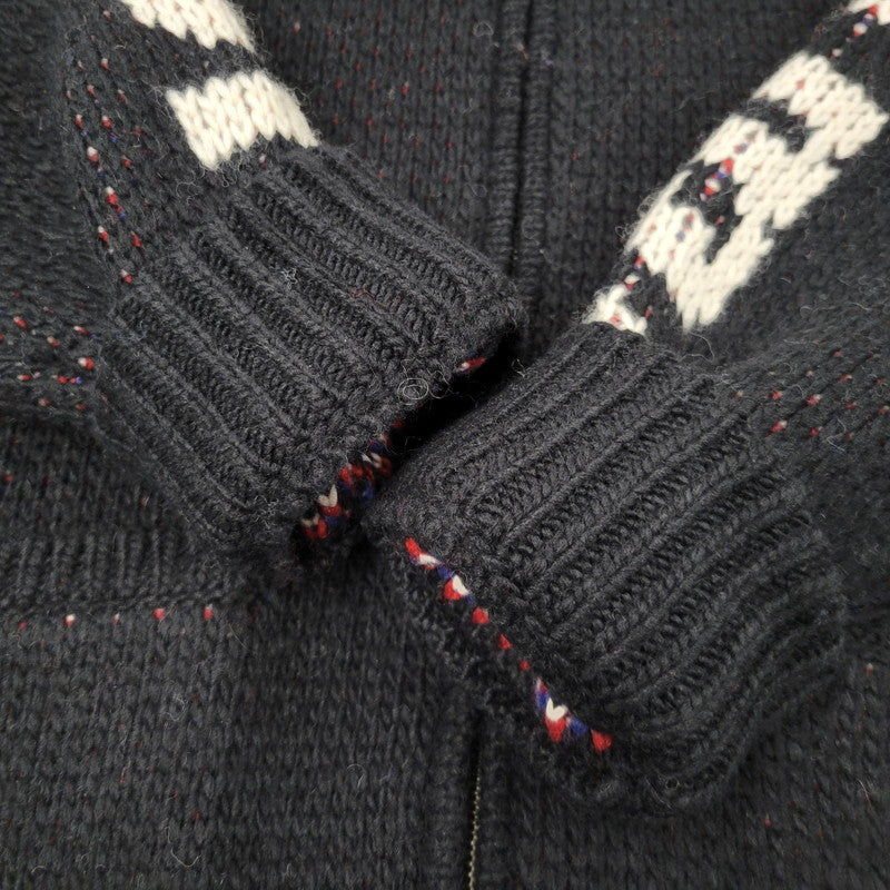 【中古品】【メンズ】 FULL ZIP COWICHAN KNIT JACKET フルジップ カウチン ニット ジャケット 145-260222-as-05-izu サイズ:M カラー:ブラック 万代Net店