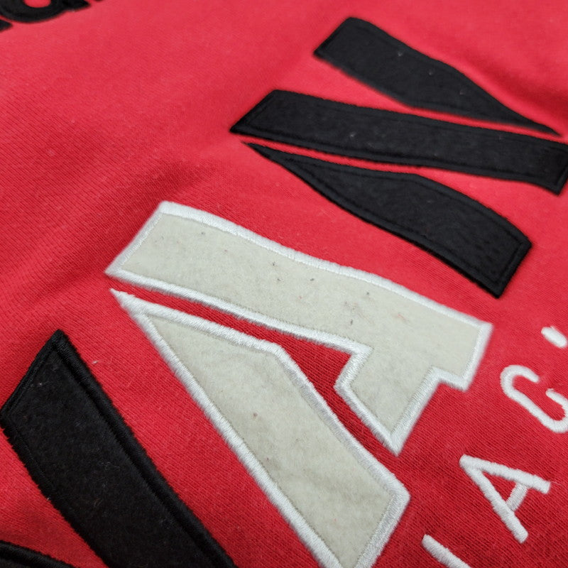 【中古品】【メンズ】 VAN JAC ヴァンヂャケット 045M01-002 BACK ARCH LOGO FULLZIP HOODIE バック アーチ ロゴ フルジップ フーディー トップス パーカー 147-260302-ya-05-izu サイズ:LL カラー:レッド 万代Net店