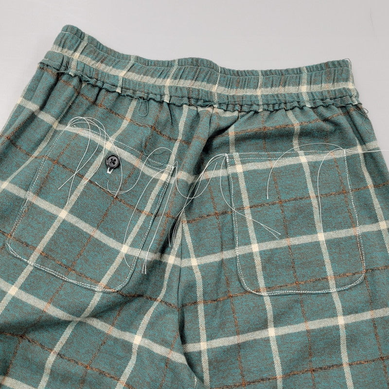 【中古美品】【メンズ】 LQUARTET エルカルテット LQ25FW-LP-012 YARN-DYED COTTON EAZY TROUSERS ヤーンダイ コットン イージー トラウザー パンツ 151-260227-kh-10-izu サイズ:M カラー:グリーン系 万代Net店
