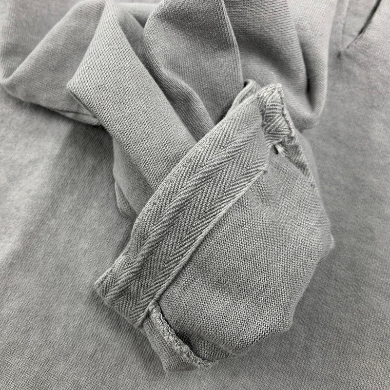 【中古美品】【メンズ】 KONTOR コントール PIGMENT DYEING BIG POLO LS KON-CS02253 ピグメントダイ ビッグ ポロ ロングスリーブ 長袖 140-260227-as-03-izu サイズ:2 カラー:グレー 万代Net店