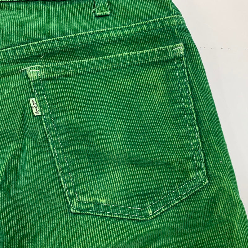 【中古品】【メンズ】 42TALON タロン 推定80S 刻印536 CORDUROY PANTS コーデュロイ パンツ ズボン ボトムス 157-260310-ya-02-izu サイズ:下記参照 カラー:GREEN 万代Net店