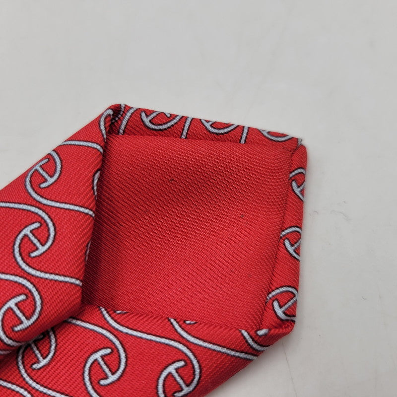 【中古品】【メンズ】 SILK NECKTIE シルク ネクタイ 183-260311-cs-09-izu カラー:レッド 万代Net店