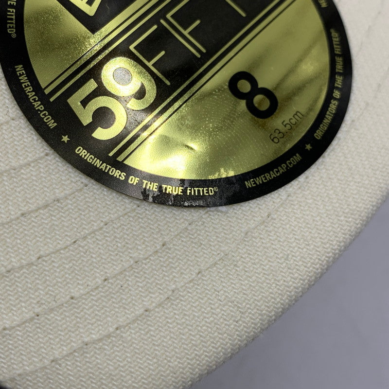【中古品】【メンズ/レディース】 NEW ERA × THE CAP ニューエラ ザ キャップ 59FIFTY WORLD BASEBALL CLASSIC SAKURAFUBUKI ワールド ベースボール クラシック サクラフブキ キャップ 帽子 185-260309-cs-13-izu サイズ:8/63.5cm カラー:アイボリー 万代Net店