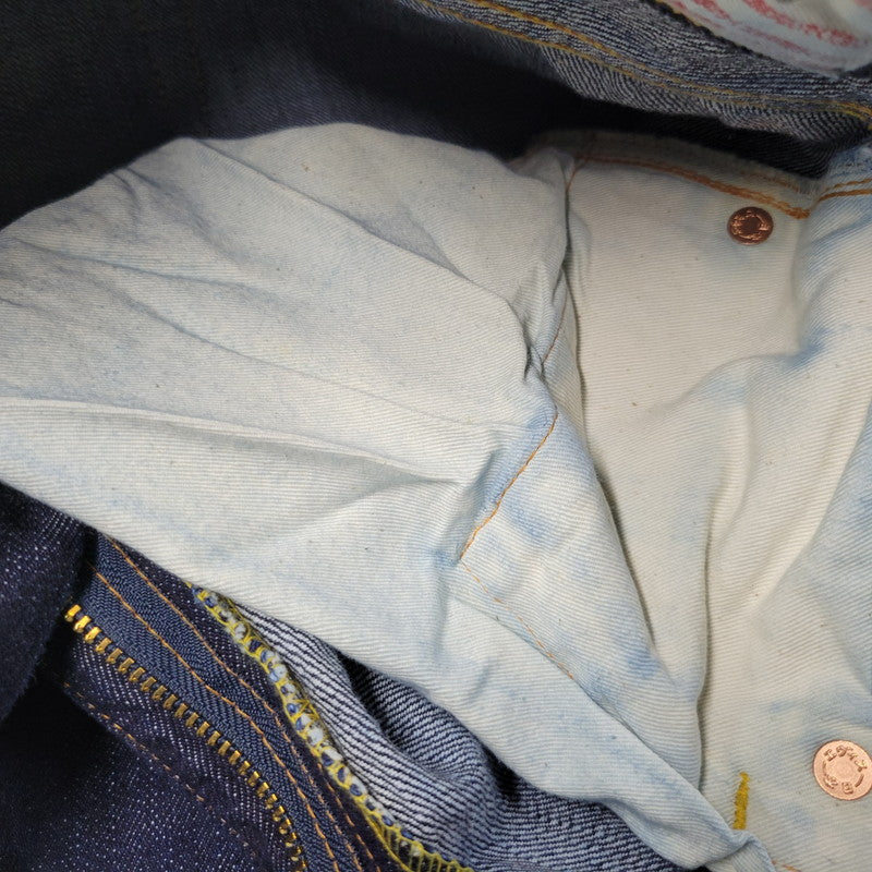 【中古品】【メンズ】 EVISU エヴィス ZIPFLY DENIM PANTS LOT2005 ジップフライ デニムパンツ 風×カモメ ジーンズ ボトムス 156-260314-as-12-izu サイズ:32×35 カラー:インディゴ 万代Net店