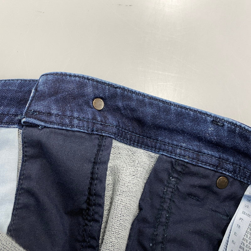 【現状渡し品】【メンズ】 069CU KROOLEY-CB DAMAGE JOGG JEANS ダメージ ジョグ ジーンズ ボトムス 152-260319-yn-04-izu サイズ:28 カラー:インディゴ 万代Net店