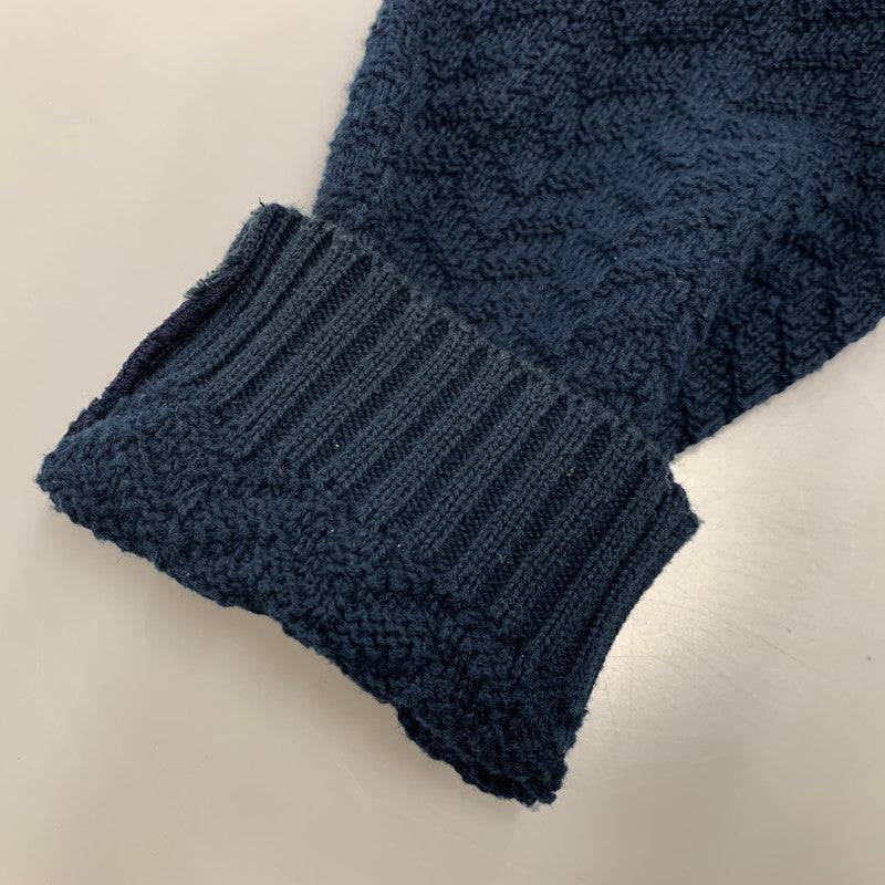 【中古品】【メンズ】 COTTON CARDIGAN コットン カーディガン トップス ニット 142-260323-ya-02-izu サイズ:M カラー:NAVY 万代Net店