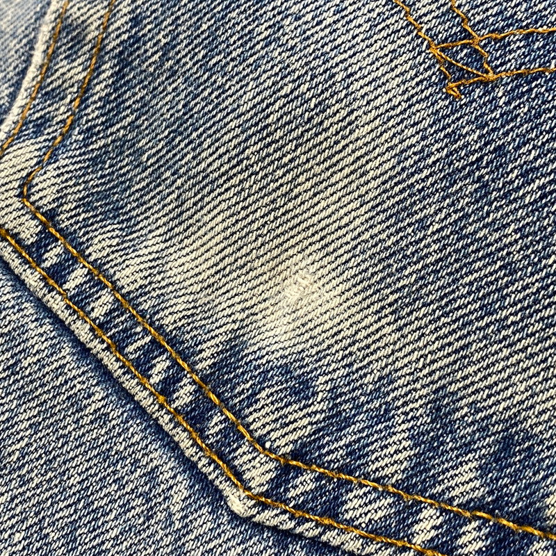 【中古品】【メンズ】 501-0115 刻印524 USA製 89年製造 ナイロンフットボタン 80’S DENIM PANTS デニム パンツ ズボン ボトムス 157-260320-ya-06-izu サイズ:30×30 カラー:インディゴ 万代Net店
