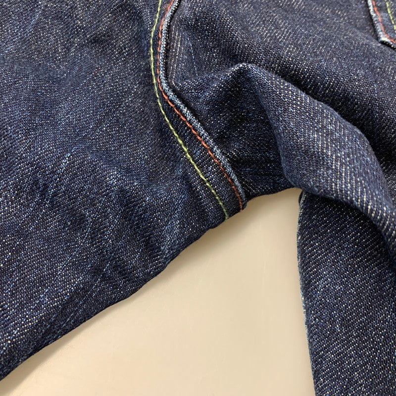 【中古品】【メンズ】 ZEN 禅 × CHIKIRIYA ちきりや DENIM PANTS デニムパンツ 牡丹兎 ジーンズ ボトムス 156-260326-as-05-izu サイズ:38 カラー:インディゴ 万代Net店