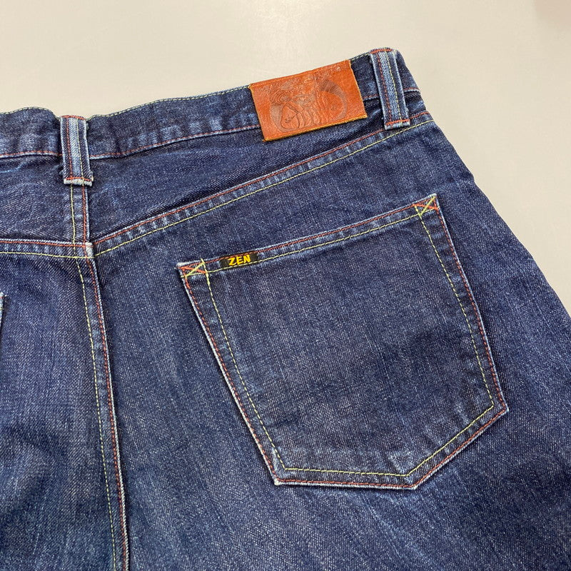 【中古品】【メンズ】 禅 ゼン 天女 DENIM PANTS デニム パンツ ボトムス ズボン 156-260328-cs-19-izu サイズ:不明 カラー:インディゴ 万代Net店