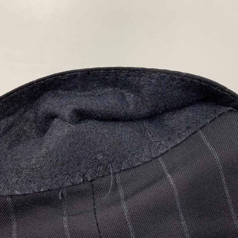 【現状渡し品】【メンズ】 MARKS&SPENCER マークス&スペンサー SARTORIAL WOOL STRIPE TAILORED JACKET ストライプ テーラードジャケット UK製 146-260326-as-13-izu サイズ:38S カラー:ブラック系 万代Net店