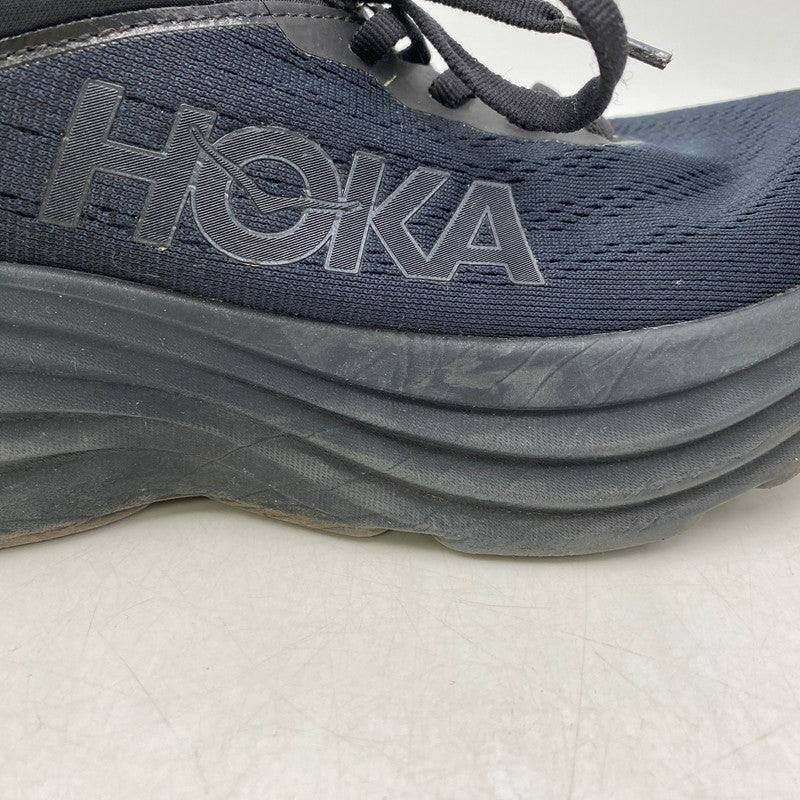 【中古品】【メンズ】 HOKA ONEONE ホカ オネオネ BONDI 8 1123202 ボンダイ8 スニーカー シューズ 靴 162-260323-as-12-izu サイズ:27cm カラー:ブラック 万代Net店