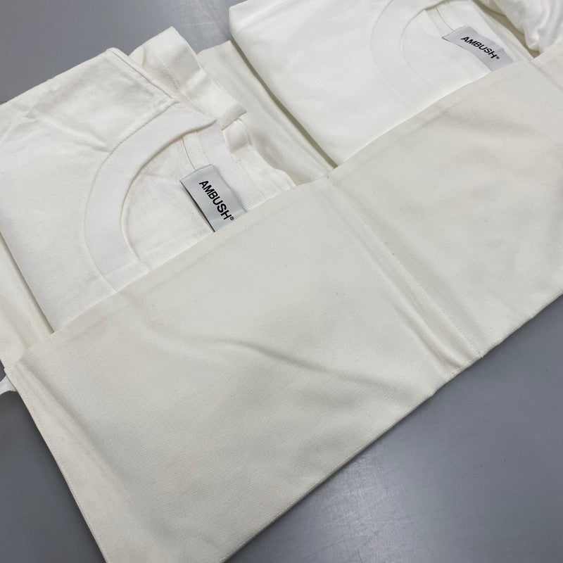 【中古品】【メンズ】 12112896 LOGO SS TEE ロゴ ショートスリーブ ティー トップス 半袖 142-260325-cs-01-izu サイズ:L カラー:ホワイト 万代Net店