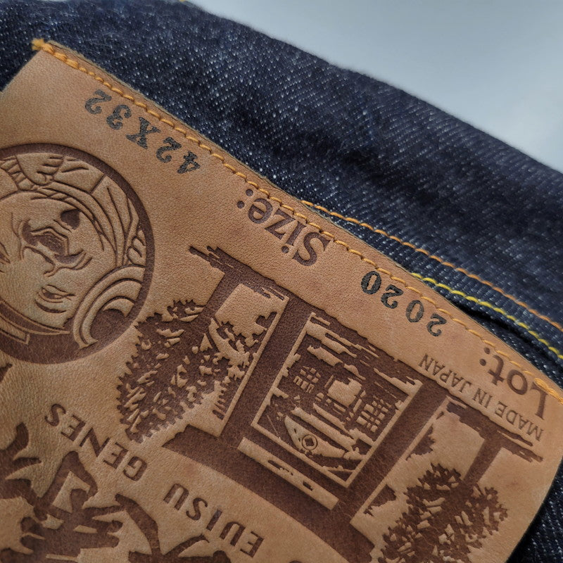 【中古品】【メンズ】 EVISU エヴィス KAMOME DENIM PANTS LOT:2020 カモメ デニムパンツ 新恵美寿神頭 ジーンズ 156-260330-as-12-izu サイズ:42×32 カラー:インディゴ 万代Net店