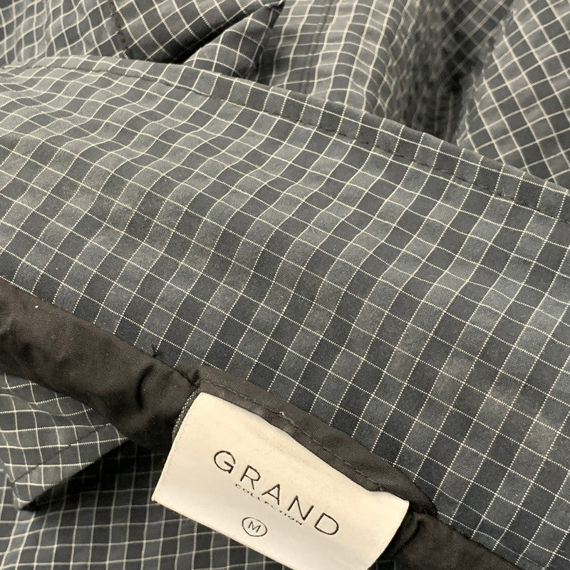 【中古品】【メンズ】 GRAND COLLECTION グランドコレクション 25SS TOMPKINS JACKET POLY トンプキンス ジャケット ポリ トップス アウター 142-260407-ya-07-izu サイズ:M カラー:チャコール系 万代Net店