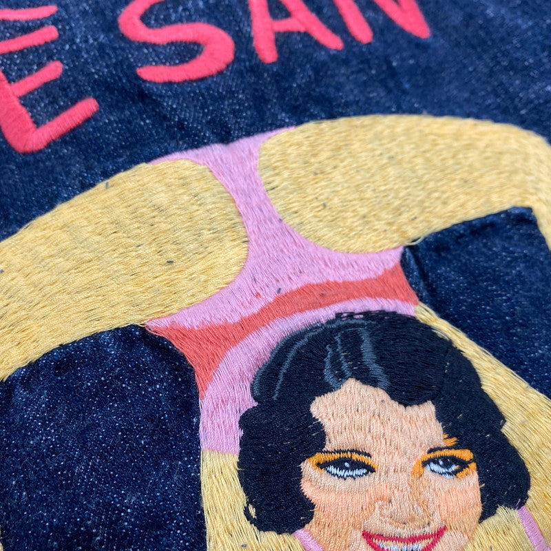 【中古品】【メンズ】 YAMANE ヤマネ LOT3000 NESAN KIREI 金太郎 鯉 刺繍 DENIM JACKET デニム ジャケット アウター 145-260402-cs-04-izu サイズ:40-42 カラー:インディゴ 万代Net店