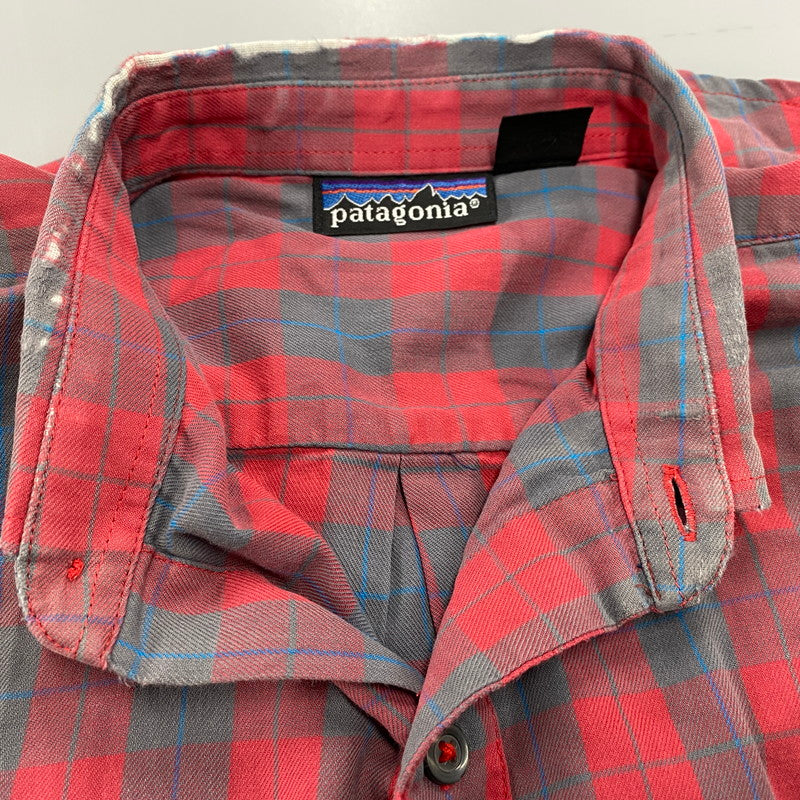 【現状渡し品】【メンズ】 ポルトガル製 CHECK LS SHIRT チェック ロングスリーブ シャツ トップス 長袖 144-260402-cs-08-izu サイズ:S カラー:マルチ 万代Net店