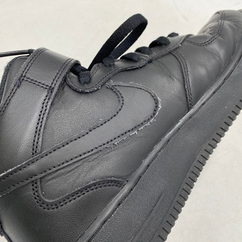 【中古品】【メンズ】 NIKE ナイキ CW2289-001 AIR FORCE エアフォース 1 MID ミッド 07 スニーカー シューズ 靴 164-260408-ya-02-izu サイズ:27.5cm カラー:BLACK/BLACK 万代Net店