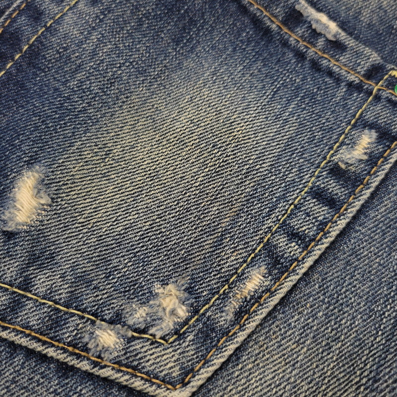 【中古品】【メンズ】 DSQUARED2 ディースクエアード 72LA028 PATCHWORK DENIM PANTS パッチワーク デニム パンツ ボトムス ズボン 152-260406-cs-17-izu サイズ:38 カラー:インディゴ 万代Net店