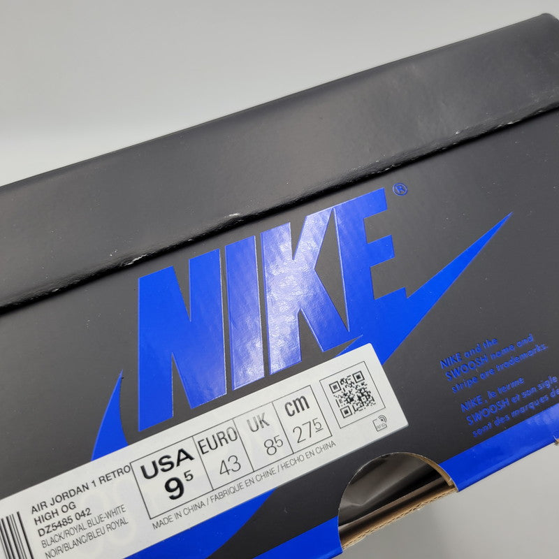 【中古品】【メンズ】 NIKE ナイキ DZ5485-042 AIR JORDAN 1 RETRO HIGH OG ROYAL REIMAGINED エア ジョーダン 1 レトロ ハイ OG ロイヤル リイマジンド スニーカー 靴 160-260416-kh-11-izu サイズ:27.5 カラー:BLACK/ROYAL BLUE/WHITE 万代Net店