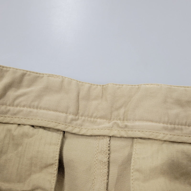 【中古品】【メンズ】 BERNARD ZINS ベルナール ザンス × BEAMS F ビームスF BRUCE COTTON TWILL PANTS 21-23-0563-727 コットンツイルパンツ 158-260420-as-11-izu サイズ:40 カラー:ベージュ 万代Net店