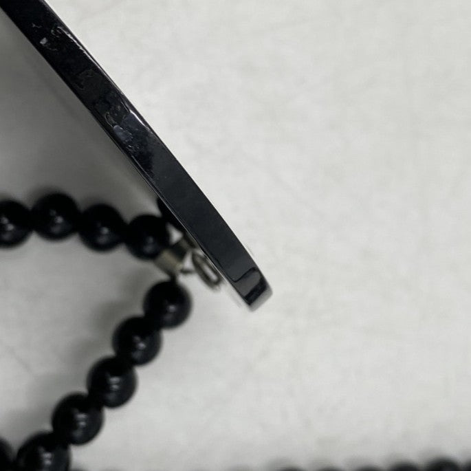 【中古品】【メンズ/レディース】 POLO RALPH LAUREN ポロ・ラルフローレン LO LIFE WOOD NECKLACE ノーライフ ウッド ネックレス アクセサリー 192-260421-cs-11-izu カラー:ブラック 万代Net店