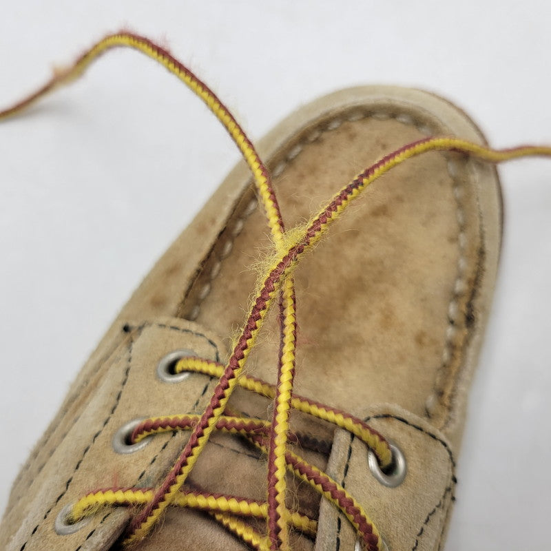 【中古品】【メンズ/レディース】 6INCH CLASSIC MOC TOE BOOTS 8173 6インチ クラシック モックトゥ ブーツ USA製 刺繍羽タグ シューズ 靴 164-260419-as-12-izu サイズ:26cm カラー:ベージュ 万代Net店