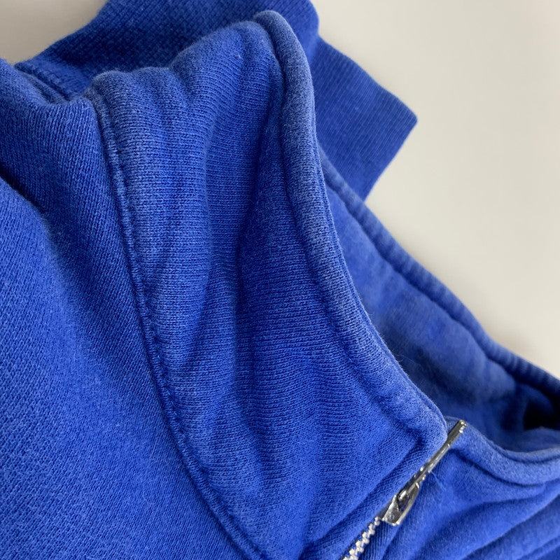 【中古品】【メンズ】 Supreme シュプリーム 15AW BIG SUP LOGO HALF ZIP SWEAT ビッグ サップ ロゴ ハーフ ジップ スウェット トップス 長袖 149-260421-ya-09-izu サイズ:M カラー:BLUE 万代Net店