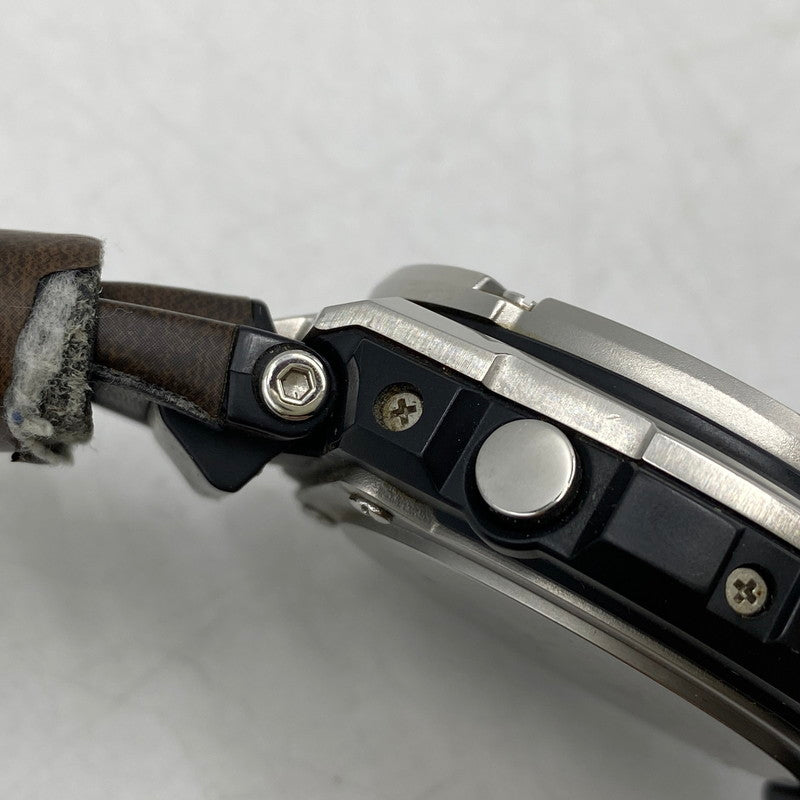【現状渡し品】【メンズ/レディース】 G-SHOCK ジーショック G-STEEL TOUGH SOLAR WATCH GST-W130L タフソーラー 腕時計 196-260422-as-14-izu カラー:シルバー×ブラック×ブラウン 万代Net店