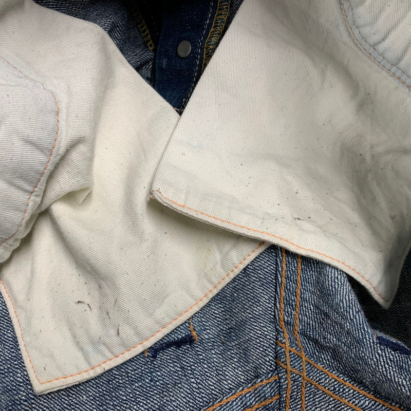 【中古品】【メンズ】 YAMANE DELUXE HAYAOKI ヤマネデラックスハヤオキ BUTTON FLY DENIM PANTS ボタンフライ デニム パンツ ボトムス ズボン 156-260424-cs-04-izu サイズ:34×35 カラー:インディゴ 万代Net店