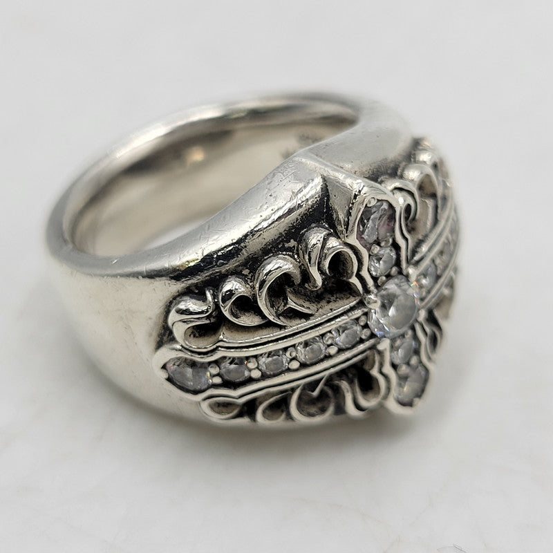 【中古品】【メンズ】 DEAL DESIGN ディールデザイン 925 GLARE CROSS RING グレア クロス リング 指輪 アクセサリー 192-260424-cs-18-izu カラー:シルバー 万代Net店