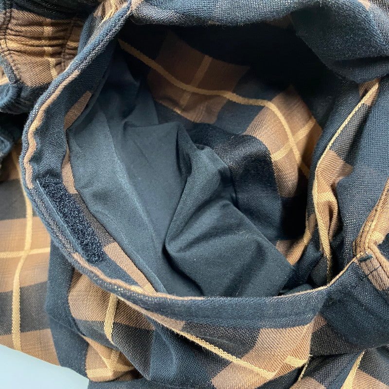【中古品】【メンズ】 BAL バル BAL-2150 PLAID WIDE MOUNTAIN PANT プレイド ワイド マウンテン パンツ ボトムス ズボン 153-260428-cs-19-izu サイズ:1 カラー:ブラウン×ブラック 万代Net店