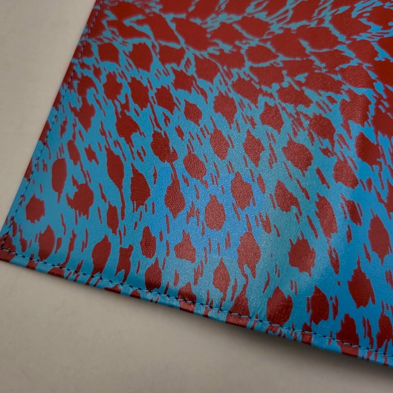 【中古品】【メンズ/レディース】 CREAM SODA クリームソーダ LONG WALLET LEOPARD ロングウォレット レオパード 財布 サイフ 200-260427-ay-02-izu カラー:ブルー 万代Net店