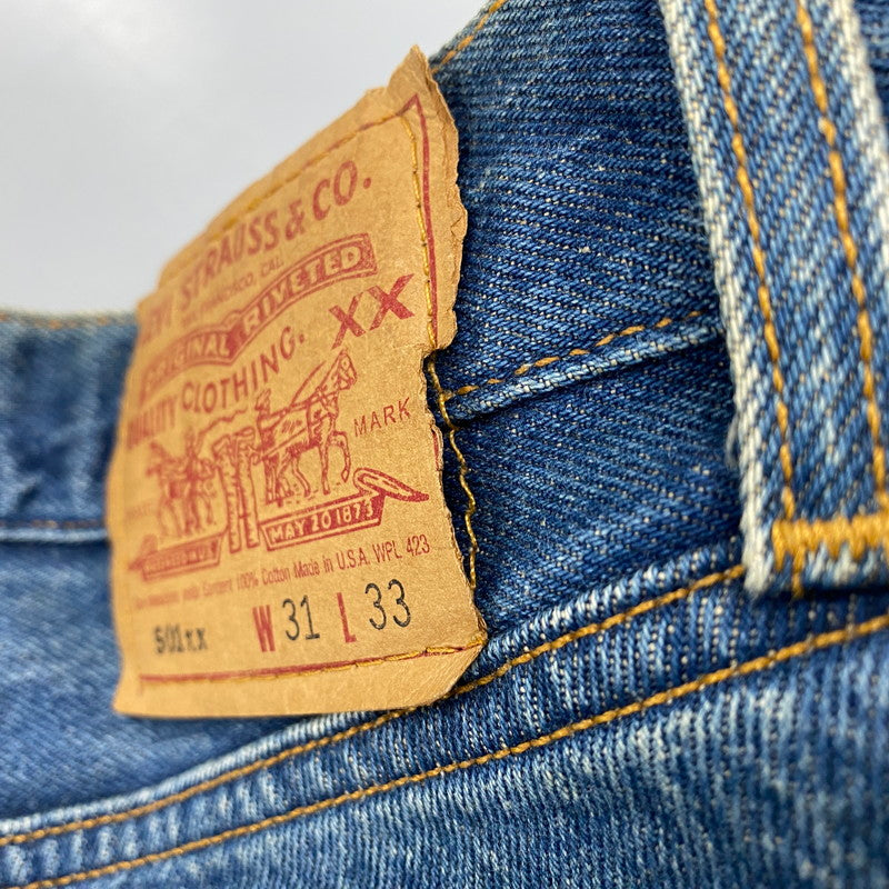 【中古品】【メンズ】 LEVI'S リーバイス 501-0000 刻印524 99年製 USA製 90’S 501XX DENIM PANTS デニム パンツ ズボン ボトムス 157-260427-ya-16-izu サイズ:31×33 カラー:インディゴ 万代Net店