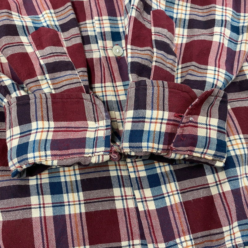 【中古品】【メンズ】 RALPH LAUREN ラルフローレン 90-00S BLAIRE CHECK LS BD SHIRT ブレア チェック ロングスリーブ ボタンダウン シャツ トップス 長袖 146-260429-cs-02-izu サイズ:M カラー:マルチ 万代Net店
