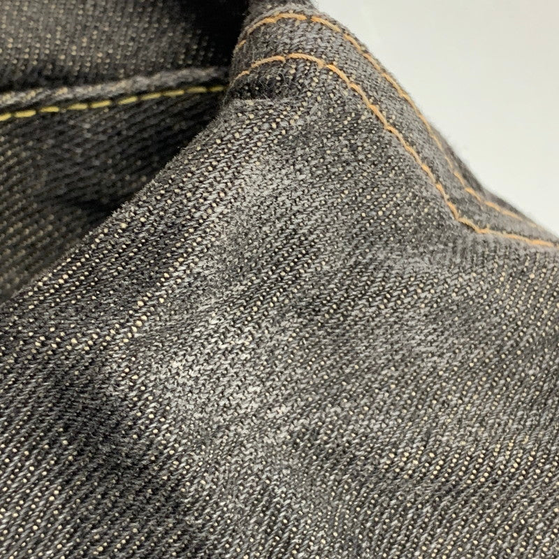 【中古品】【メンズ】 TENDERLOIN テンダーロイン シンチバック Vステッチ セルビッチ BLACK DENIM PANTS ブラック デニム パンツ 153-260504-ya-10-izu サイズ:34 カラー:ブラック 万代Net店