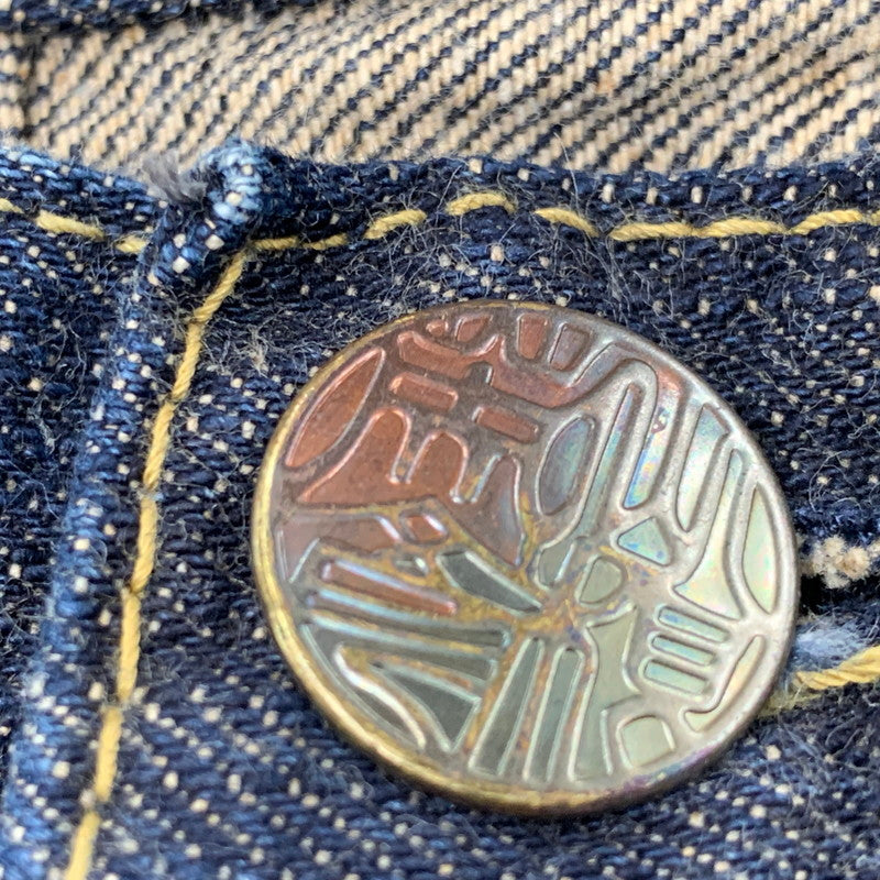 【中古品】【メンズ】 YAMANE ヤマネ LOT 1926 686YR NESAN KIREI ネーサン キレイ 刺繍 DENIM PANTS デニム パンツ ズボン ボトムス 156-260504-ya-03-izu サイズ:31×33 カラー:インディゴ 万代Net店