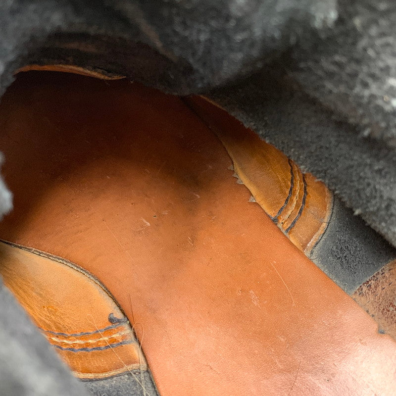 【中古品】【メンズ】 RED WING レッドウィング IRISH SETTER MOC TOE BOOTS 8130 アイリッシュセッター モックトゥブーツ 刺繍羽タグ シューズ 靴 164-260506-as-04-izu サイズ:11 1/2 2E カラー:ブラック 万代Net店