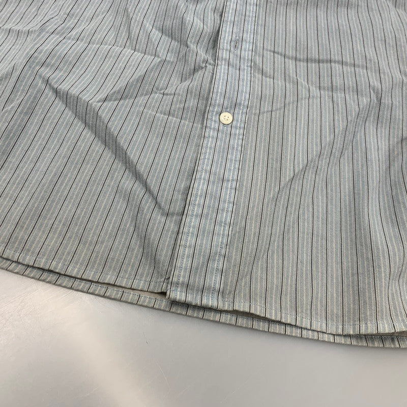 【中古品】【メンズ】 RALPH LAUREN POLO JEANS CO. ラルフローレンポロジーンズ STRIPE LS SHIRT ストライプ ロングスリーブ シャツ トップス 長袖 146-260517-cs-05-izu サイズ:4XT/4XA カラー:ライトブルー 万代Net店