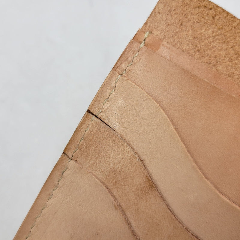 【中古品】【メンズ/レディース】 USED LEATHER COMPACT WALLET レザー コンパクト ウォレット 財布 200-260516-as-41-izu カラー:キャメル 万代Net店