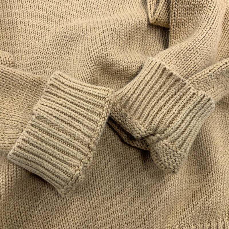 【中古品】【メンズ】 POLO BY RALPH LAUREN ポロバイラルフローレン KR-RL-LM-0160 HALF ZIP COTTON KNIT SWEATER ハーフ ジップ コットン ニット セーター トップス 長袖 146-260517-cs-18-izu サイズ:M カラー:ベージュ 万代Net店