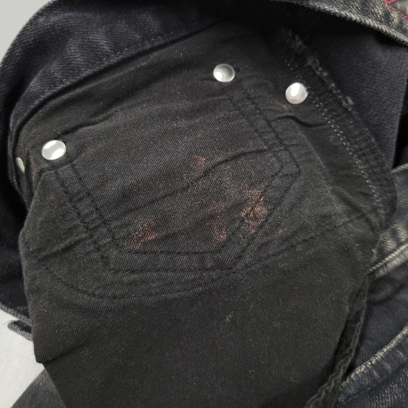 【中古品】【メンズ】 MLVINCE メルヴィンス BUTTONFLY SKINNY DENIM PANTS ボタンフライ スキニーデニムパンツ ジーンズ 153-260508-as-02-izu サイズ:34 カラー:ブラック 万代Net店