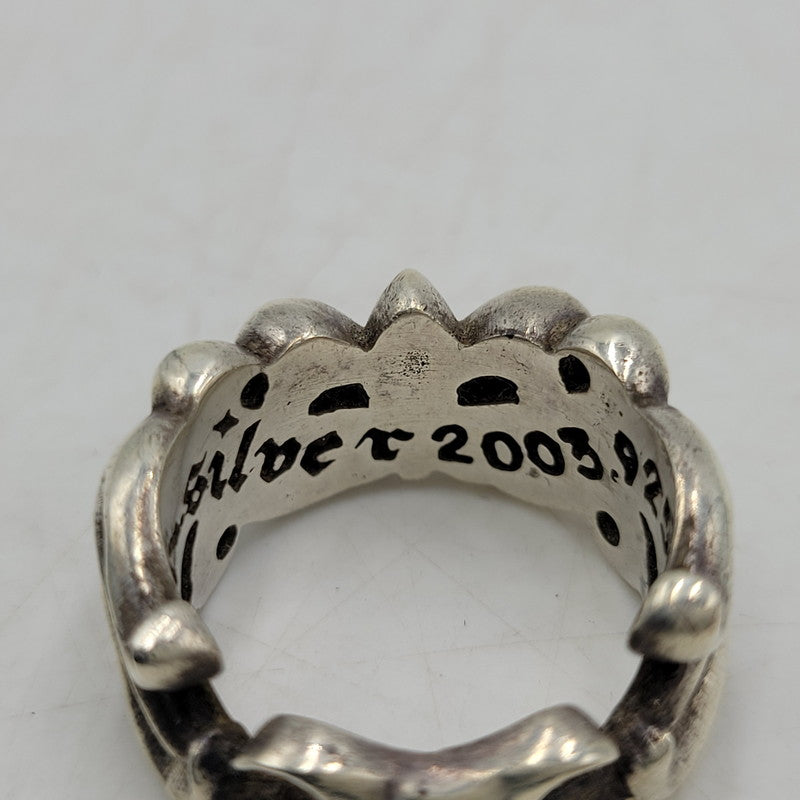 【中古品】【メンズ/レディース】 SA SILVER 925 FLORAL RING フローラル リング アクセサリー 指輪 192-260517-kh-25-izu カラー:シルバー 万代Net店