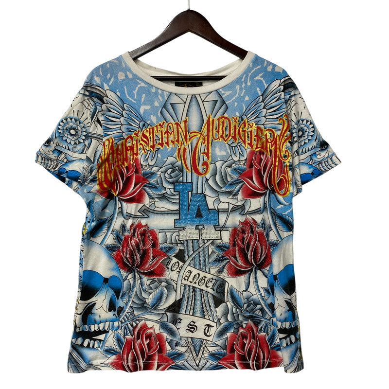 お得 新品 unoa Tシャツ ウノア バレエ ラインストーン 中古品】【メンズ】 CHRISTIAN AUDIGIER クリスチャンオードジェー