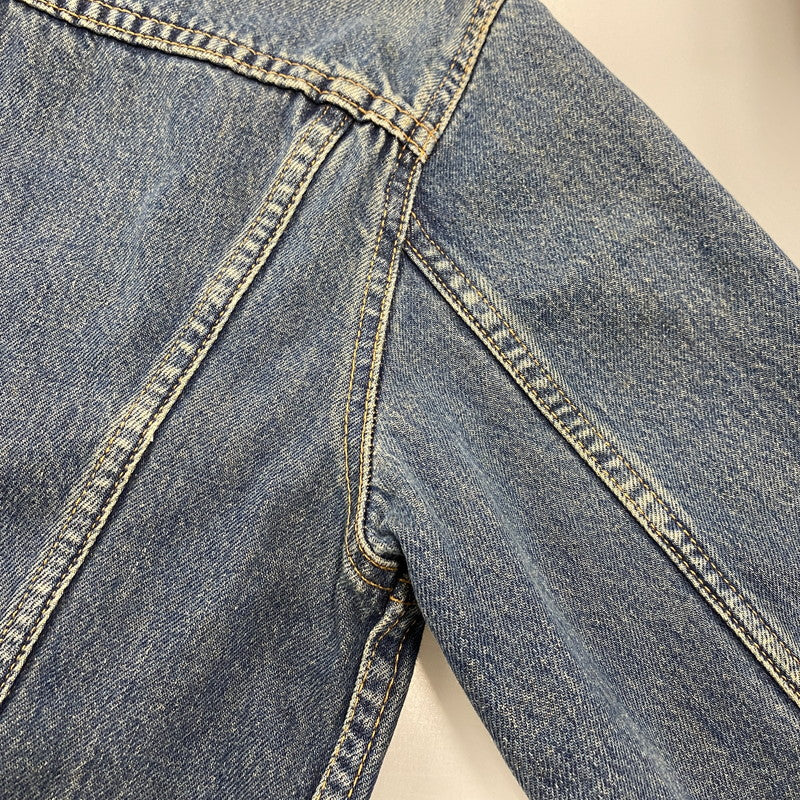 【中古品】【メンズ】 LEVI'S リーバイス 70505 USA製 刻印715 90S DENIM JACKET SMALLE 不均等V デニム ジャケット スモールイー アウター 145-260511-cs-09-izu サイズ:36 カラー:インディゴ 万代Net店