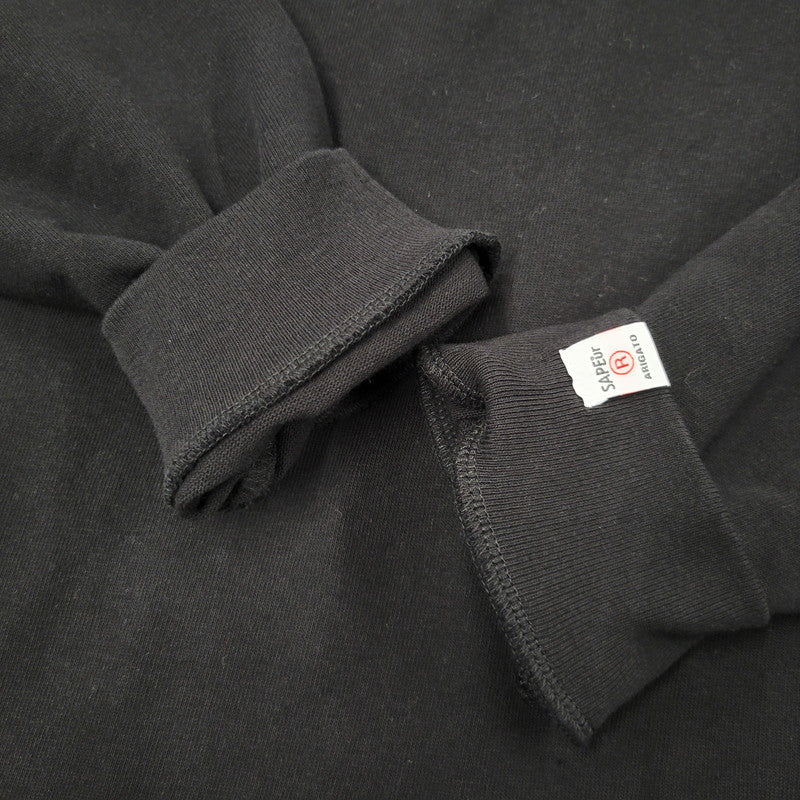 【中古美品】【メンズ】 SAPEUR サプール A0023-435 FRIENDSHIP LS TEE フレンドシップ ロングスリーブ ティー トップス 長袖 142-260511-cs-14-izu サイズ:XL カラー:ブラック 万代Net店