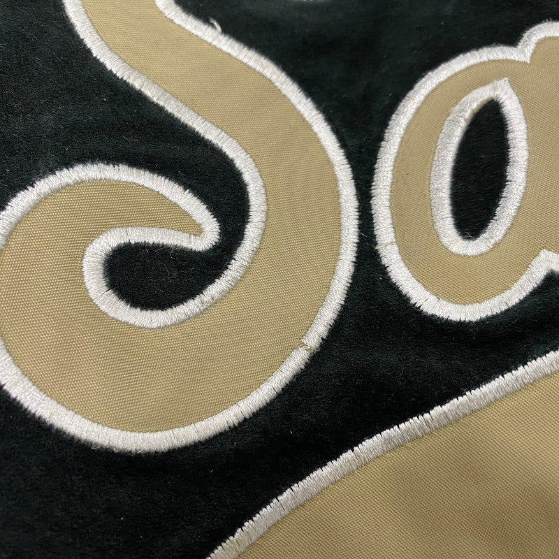 【中古品】【メンズ】 SPOTLIGHT スポットライト SAINTS SUEDE STADIUM JACKET セインツ スエード スタジアム ジャケット アウター 146-260512-ya-08-izu サイズ:L カラー:BLACK 万代Net店