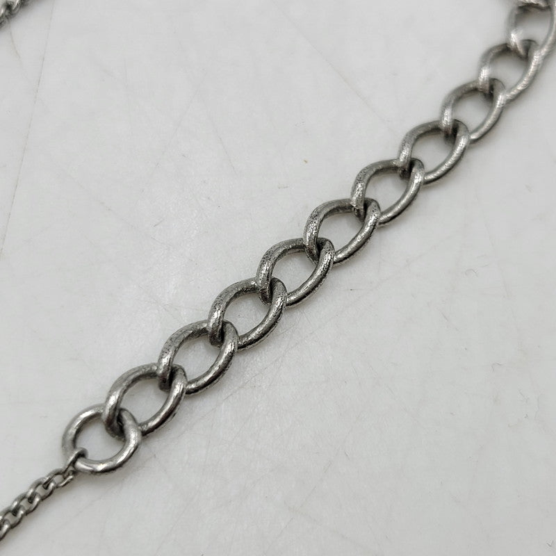 【中古品】【メンズ/レディース】 Dior ディオール LOGO CHARM BRACELET ロゴ チャーム ブレスレット アクセサリー 182-260512-as-30-izu カラー:シルバー 万代Net店