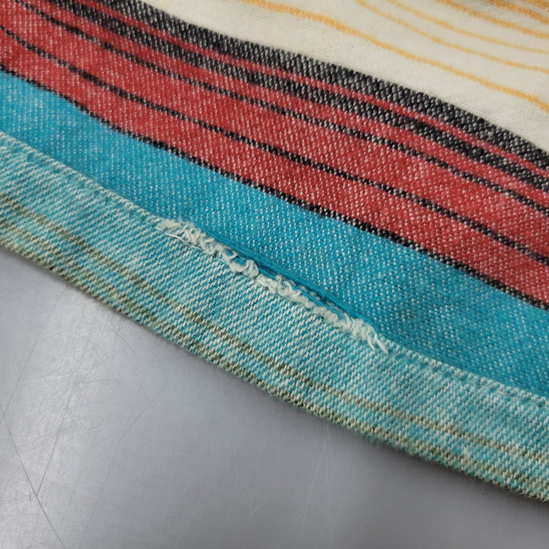 【中古品】【メンズ】 patagonia パタゴニア BLANKET STRIPE SHIRT ブランケット ストライプ シャツ ポルトガル製 長袖 トップス 144-260512-as-08-izu サイズ:S カラー:SAFFRON 万代Net店